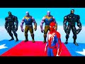 GTA - 5 Ragdolls | Spiderman PS4 Vs Colorful Spiderman Compilation | Fun Ep.101
