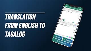 Tagalog English Translator App Promotion screenshot 5