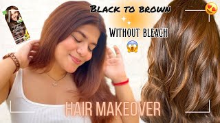 How I Colour My Hair at Home UNDER ₹149 😱 | Garnier Hair Color Golden Brown 7.3 | Without Bleach