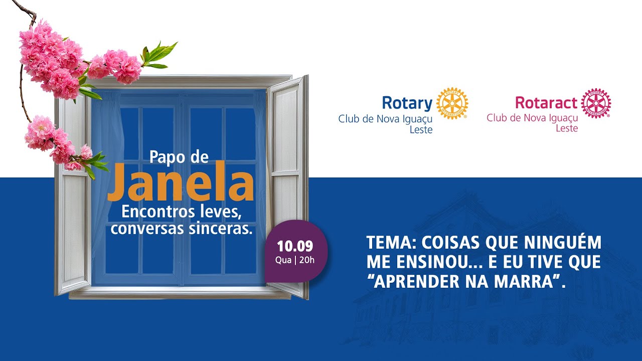 10/09/2025 - PAPO DE JANELA Coisas que ninguém me ensinou... e eu tive que aprender na marra.