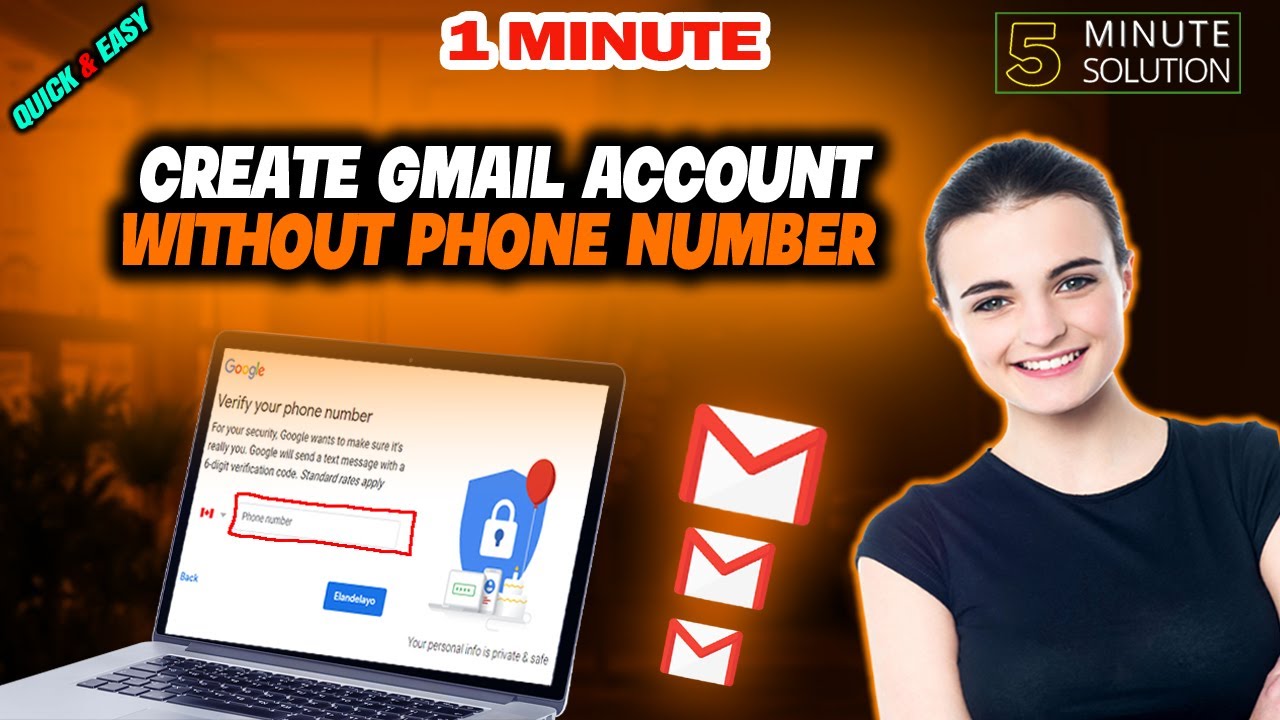 How to create gmail account without phone number 2023 (Quick & Easy