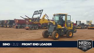 Sino ZL12 Front End Loader | NUco Auctioneers