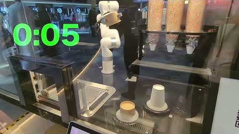 XBot robotic cafe takes 40 seconds to serve you an ice cream