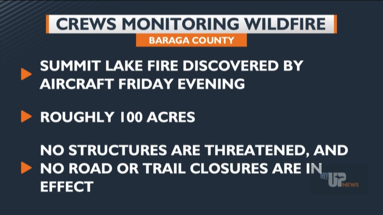 Crews monitoring wildfire - YouTube