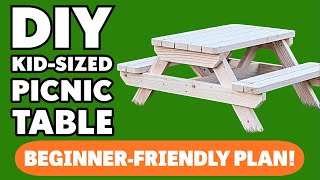 Build a Kid-Sized Picnic Table for Endless Summer Fun ☀️