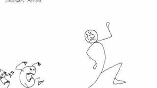 Flash Animation Tutorials - Secondary Actions