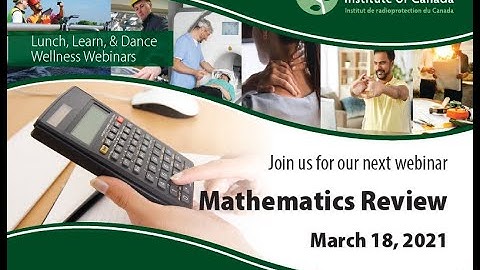 Free Webinar: Radiation Safety Mathematics Review
