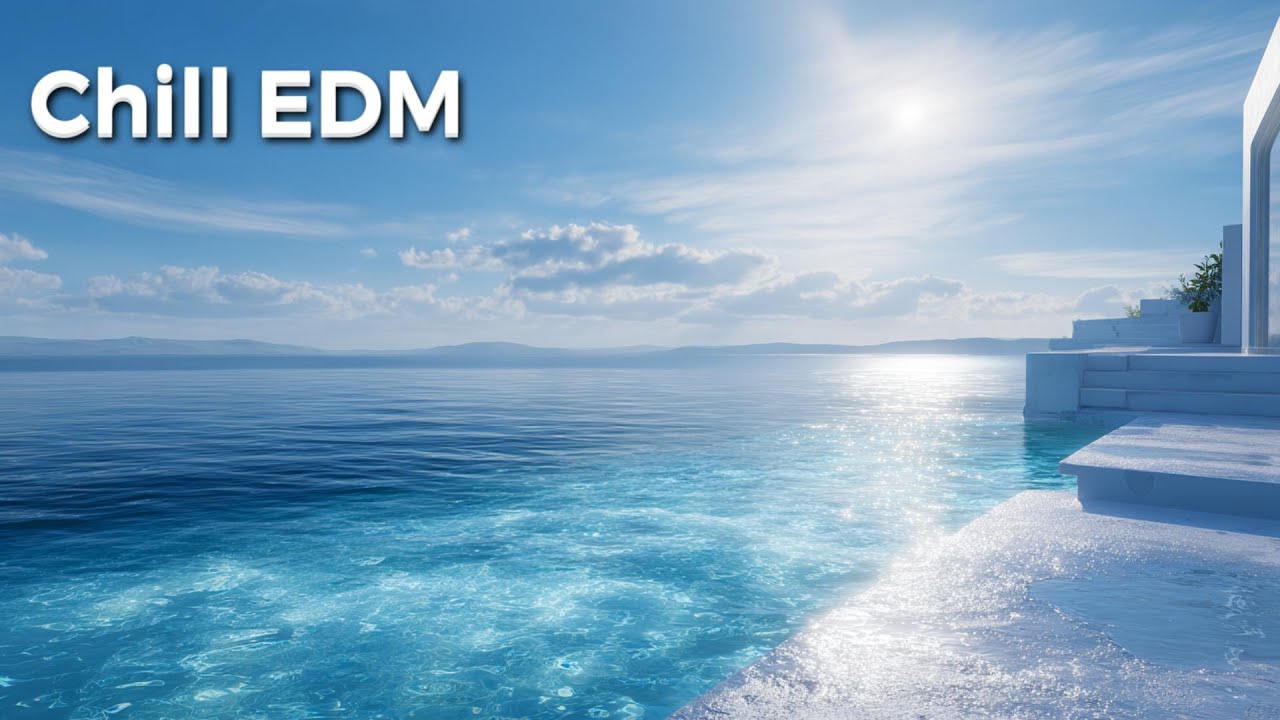 Chill EDM / House for Relax & Energy – Oceanfront Mix (1 Hour Music)