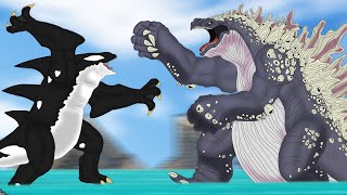 Killer whale zilla vs Whale godzilla | EPIC BATTLE!! | PiKKY GODZILLA