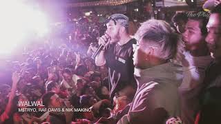 M$TRYO, RAF DAVIS & NIK MAKINO - WALWAL [LIVE PERFORMANCE @ ANGONO]