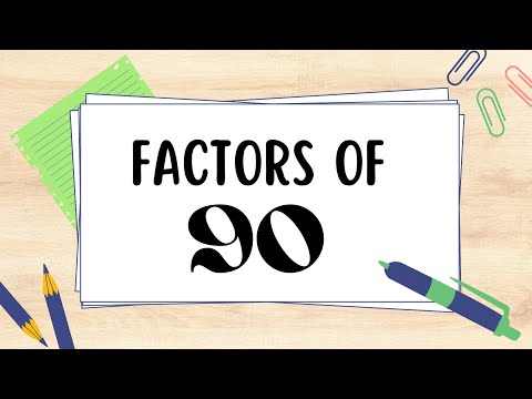 Factors Of 90