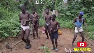 POOR AFRICAN BOYS DANCING TO INYUKA  BY WARREN TRIX