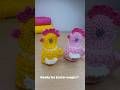 Adorable Chicken - Easter Egg Cover 🧶 #crochet #easter #craft #hobby #yarn #decor #like #short
