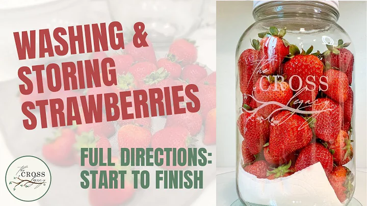 How to Wash and Store Fresh Strawberries (From Sta...