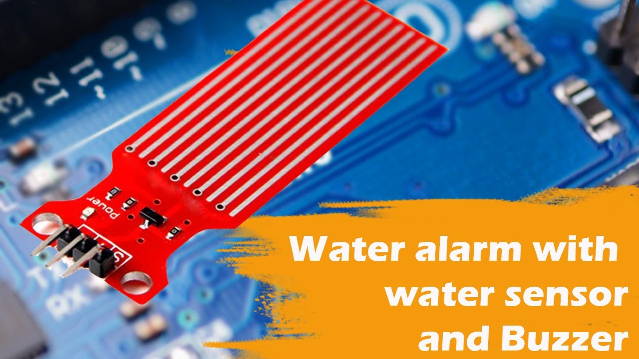 Water sensor and Buzzer | Arduino - YouTube