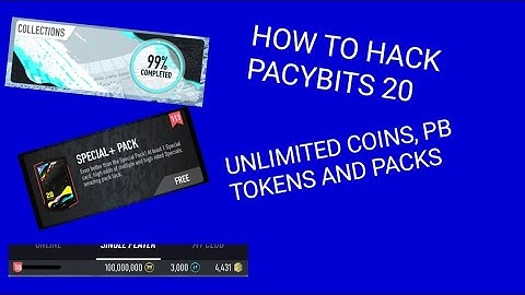 HOW TO GET UNLIMITED PACKS, PB TOKENS, COINS AND 100% COLLECTION ON PACYBITS 20!!!!! *No Root