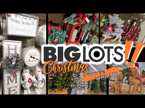 Big lots | Shop with me | Christmas Decor 2024 - YouTube