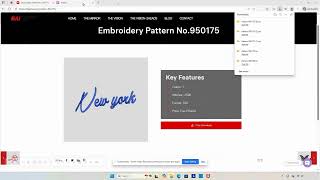 How to Upload Pre Made Pattern File - Embroidery