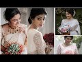 Kerala bride in white saree/ Bride in white saree/ Bridal saree collection