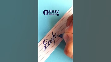 Requested Name - Deepika | How to write Deepika in cursive writing | cursive handwriting practice