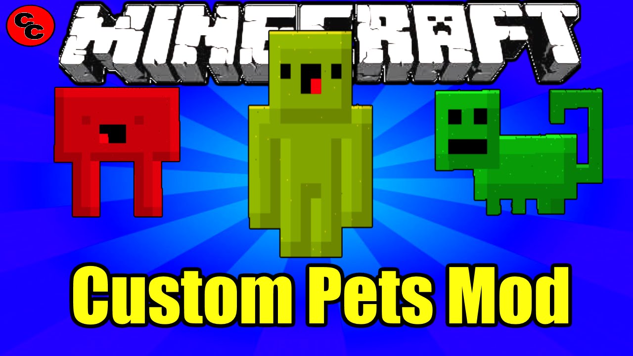 Minecraft Mods: " Custom Pets Mod 1. 7. 10 " - YouTube