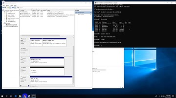 How to delete All Partitions from a Hard Drive? (Diskpart, Clean, Windows 10)