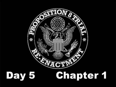 Prop 8 Trial Re-enactment, Day 5 Chapter 1