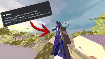 They NERFED the KRISS VECTOR but not me