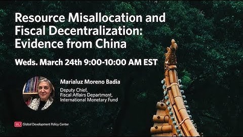 Resource Misallocation and Fiscal Decentralization: Evidence from China