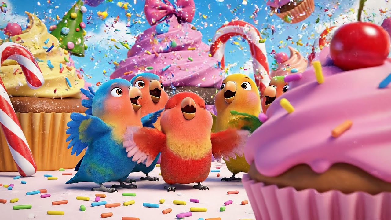 Angry Birds Baby Red Fell Into a Cupcake | Nursery Rhymes for Kids & Baby Songs