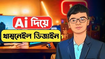 How to Make YouTube AI Thumbnail🤩- এ আই দিয়ে থাম্বনেইল তৈরি