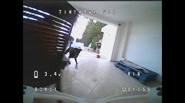 EMAX TINY HAWK on fire! DVR record