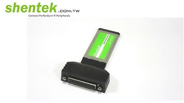 2 port RS232 921K 1 port Parallel 34mm ExpressCard shentek