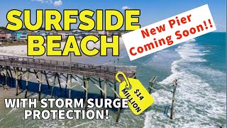 SURFSIDE BEACH Pier Update!! Is a new pier on the way? Hurricane Matthew ripped it apart in 2016!!