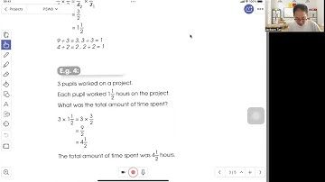 P5 Math Topic - Multiplication of Whole Numbers, Fractions and Mixed Numbers