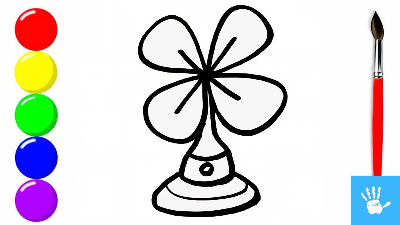 Fan Rasm How To Draw a Cute Fan for Kids | Bolalar uchun rasm chizish fanati ...