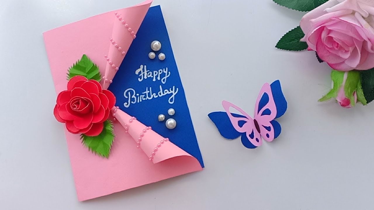 beautiful-handmade-birthday-card-birthday-card-idea-youtube