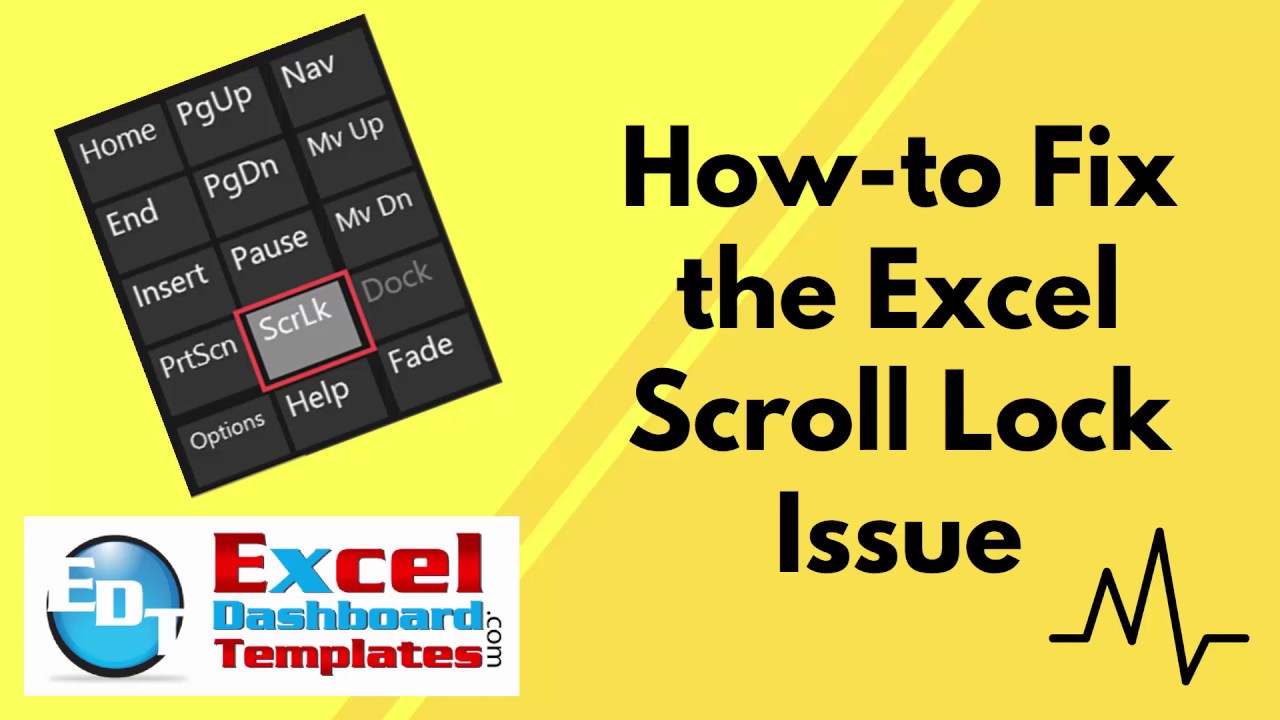 How To Fix The Excel Scroll Lock Issue Youtube