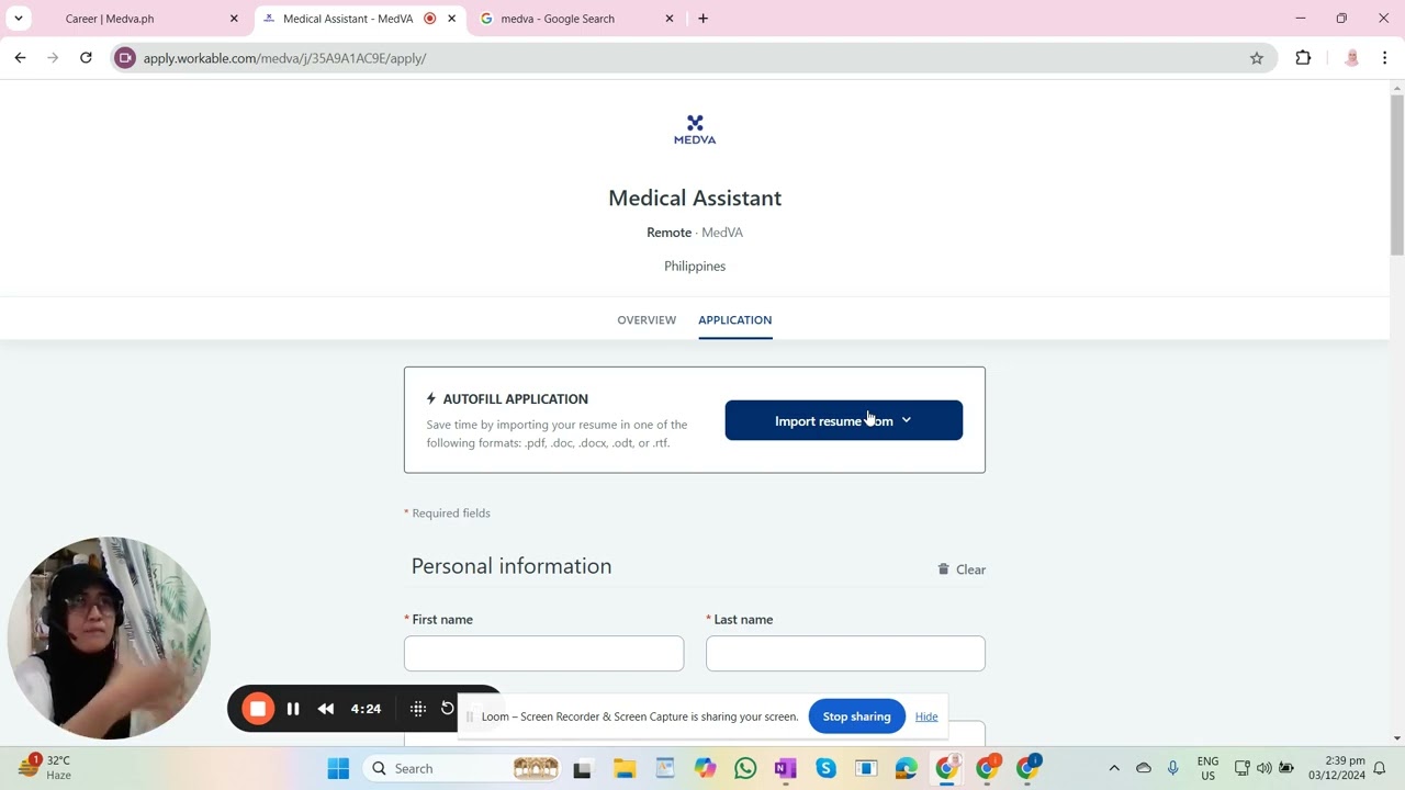 My journey with MEDVA: Navigating the application process and my experience as a healthcare virtual assistant. #MEDVA My journey with MEDVA: Navigating the application process and my experience as a healthcare virtual assistant. #MEDVA