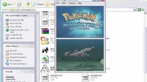 Pokemon HeartGold/SoulSilver English Version Black Screen Fix On NO$GBA