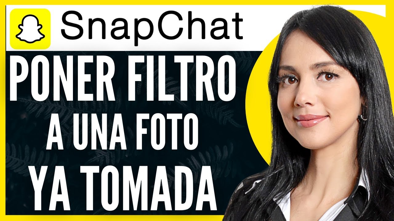 Filtro De Snapchat Para Poner Foto Ya Tomada