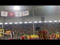 Esperance supporters lit up the hall