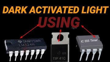 Dark Activated Light Using LM324 Tip41c NE555 IC|@Shaktitechshakti
