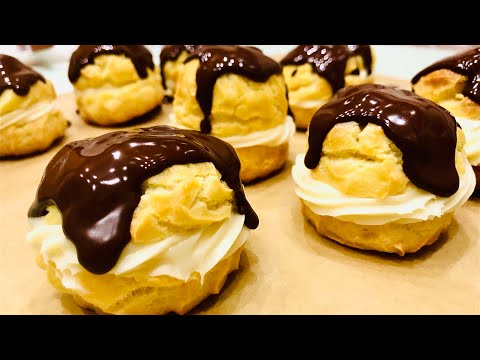ფრანგული შუ შოკოლადით • Eclair Puffs with chocolate