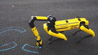 New Skills of Boston Dynamics Robots &amp; Public