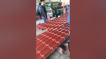 Chạy máy cán tôn giả ngói 7 sóng (0931738286)