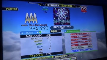 [DDR A] - ZEPHYRANTHES - Expert 996,990 (1 Miss, 1 Great)
