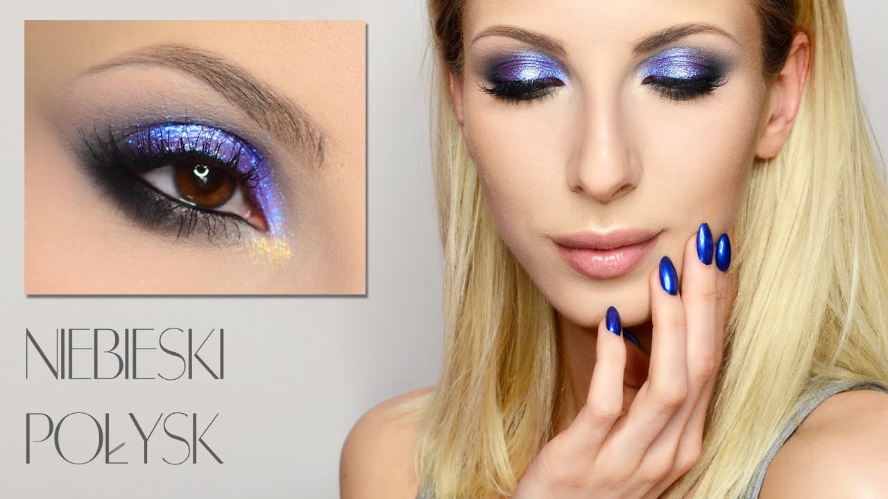 ♥Makijaż: Niebieski połysk♥