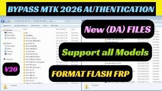 MTK auth bypass tool | Mediatek Flash Format All Chipset 2026 v20 V5 v6 | disable DA file (or auth) screenshot 3
