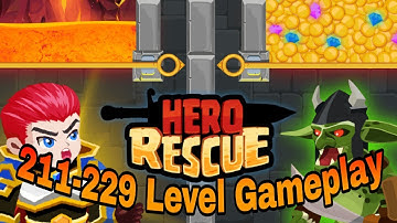 Hero Rescue - All 211-229 Levels Gameplay Android, iOS